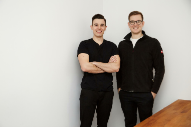 An image of Julian and Konrad